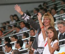 Katerina Yushchenko with daughter