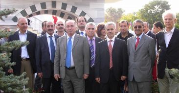Foreign delegation on opening of mosque