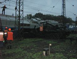 Collision of trains in Dnepropetrovsk region