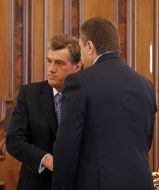 Viktor Yushchenko and Viktor Yuanukovich