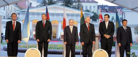 Виктор Ющенко, Ильхам Алиев, Лех Качинский, Валдас Адамкус, Михайло Саакашвілі