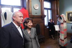 Oleh Rybachyuk with his wife