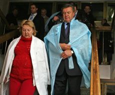 Viktor Yanukovich and Tatyana Kornyakova