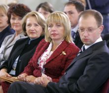 Yekaterina Yushchenko and Arseny Yatsenyuk