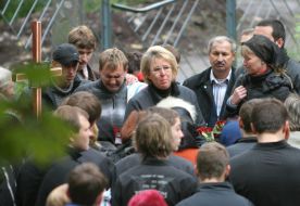 Funerals of Evgeniy Garashchenko  in Dnepropetrovsk