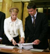 Юлия Тимошенко и Вячеслав Кириленко