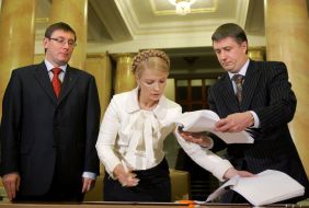 Юрий Луценко, Юлия Тимошенко и Вячеслав Кириленко