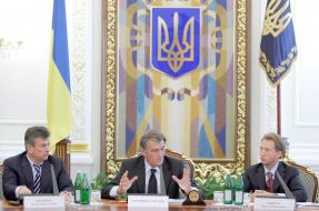 Виктор Ющенко, Василий Онопенко и Николай Онищук