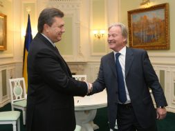 Виктор Янукович и Леннарт Дальгрен