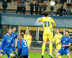 Soccer. Ukraine vs. Faroe islands