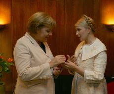 Yuliya Timoshenko and Angela Merkel