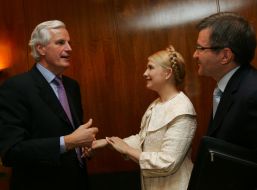 Yuliya Timoshenko, Michael Bornier and Grigory Nemirya