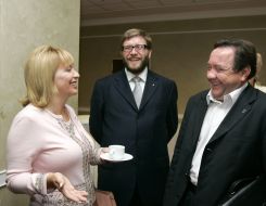 Katerina Yushchenko, Andrey Miroshnichenko and Bogdan Benyuk