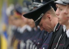 Meeting of Viktor Yushchenko with the personnel of the Internal troops