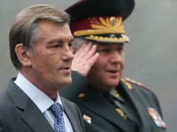 Viktor Yushchenko and Alexandr Kikhtenko