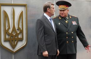 Viktor Yushchenko and Alexandr Kikhtenko