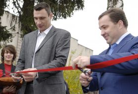 Aleksandr Glus and Vitaliy Klichko