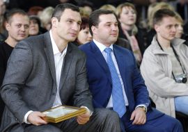 Aleksandr Glus and Vitaliy Klichko