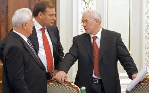 Леонид Кравчук, Николай Азаров и Михаил Добкин