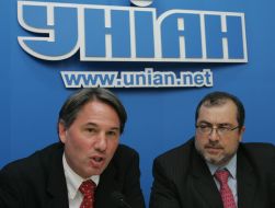 Пресс-конференция в УНИАН. Открытие компании „Marks, Sokolov & Burd, LLC” в Украине