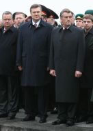 Viktor Yushchenko, Ivan Plyusch and Viktor Yanukovich