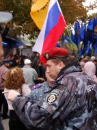 Objecting against opening of monument to Yekaterina II