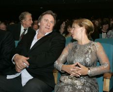Katerina Yushchenko and Gerard Depardieu