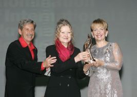 Andrey Khalpakhchi, Anna Chmil and Viktor Yushchenko