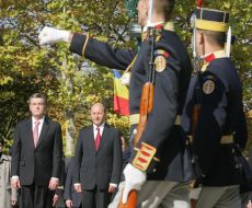 Траян Басеску и Виктор Ющенко