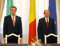 Траян Басеску и Виктор Ющенко