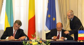 Траян Басеску и Виктор Ющенко