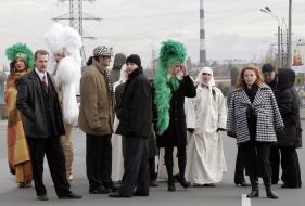 Съемка фильма ”Ось ординат”