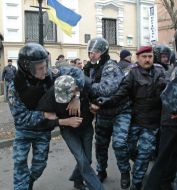 Шествие Украинского православного братства святого апостола Андрея Первозваного