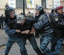 Шествие Украинского православного братства святого апостола Андрея Первозваного