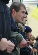 Участники заградительного пикета украинских националистов