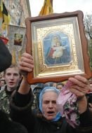 Шествие Украинского православного братства святого апостола Андрея Первозваного