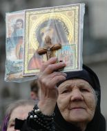 Шествие Украинского православного братства святого апостола Андрея Первозваного