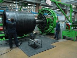 Workshop of tires production  plant