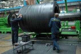 Workshop of tires production  plant