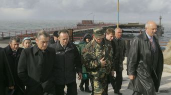 Viktor Yushchenko and Ivan Plachkov