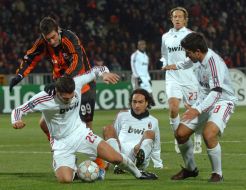 Soccer. FC ”Shakhter” vs. FC ”Milan” (Italy)