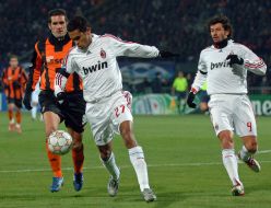Soccer. FC ”Shakhter” vs. FC ”Milan” (Italy)