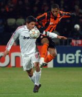 Soccer. FC ”Shakhter” vs. FC ”Milan” (Italy)