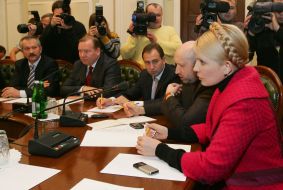 Олександр Турчинов та Юлія Тимошенко