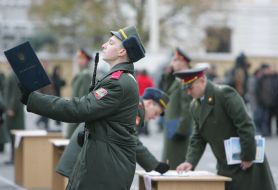 Присяга орденоносного полка Президента Украины