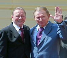 Leonid Kuchma and Rudolf Schuster