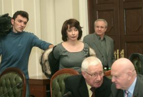 Олена Лукаш та Василь Кисельов