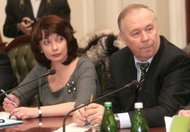 Олена Лукаш та Володимир Рибак