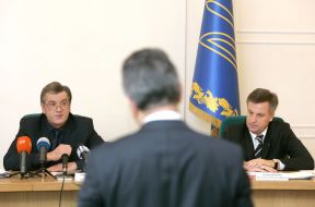 Victor Yuschenko and valentin Nalivauchenko