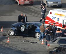 Дорожно-транспортное происшествие на Крещатике